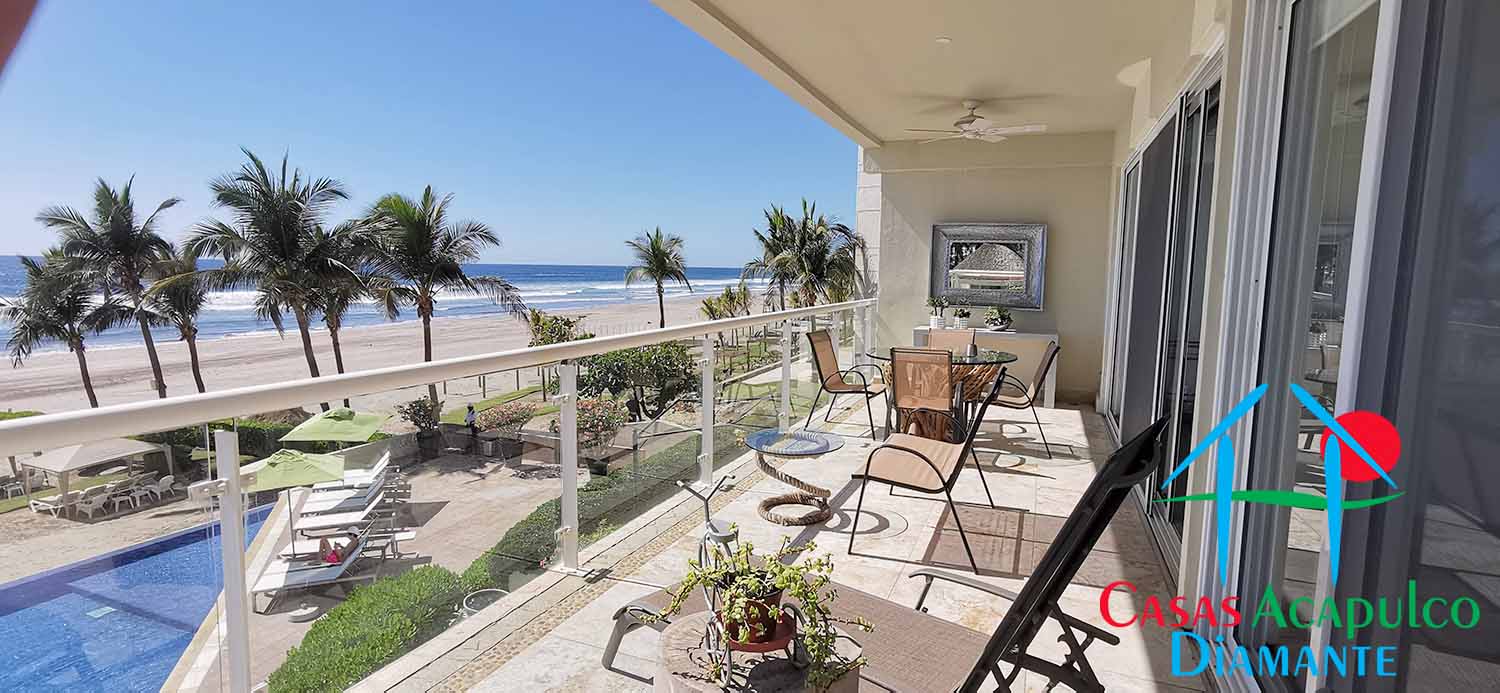 Ocean Front 202 - Terraza antes de Otis 2 Ocean Front 202 - Terraza antes de Otis 2